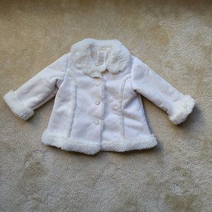 EUC First Impressions Coat Ivory Size 18M